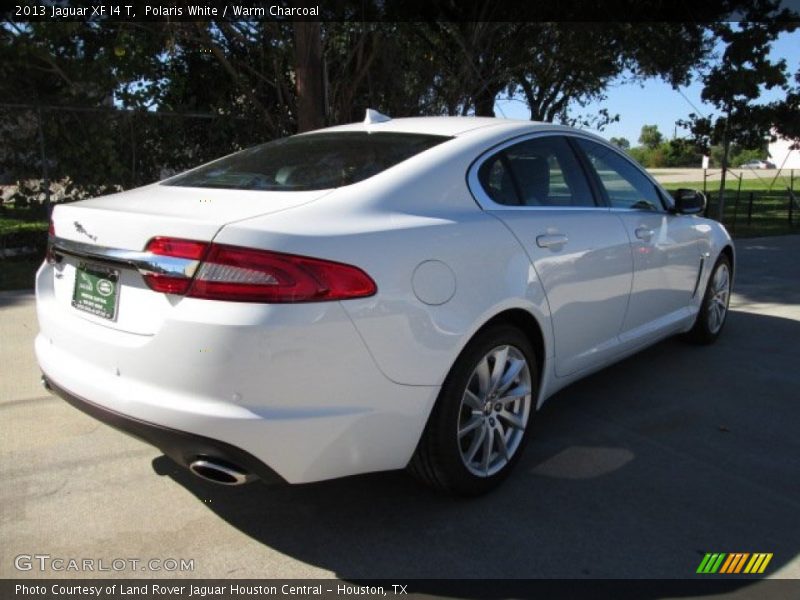 Polaris White / Warm Charcoal 2013 Jaguar XF I4 T