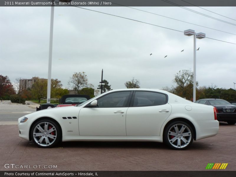 Bianco Eldorado (White) / Nero 2011 Maserati Quattroporte S