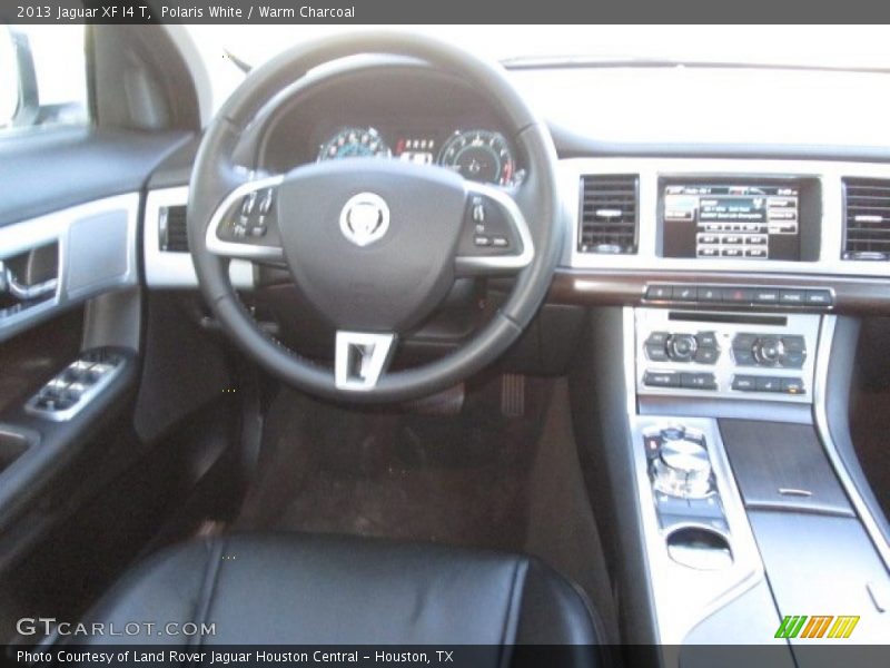 Polaris White / Warm Charcoal 2013 Jaguar XF I4 T