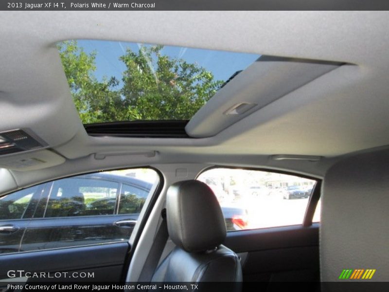 Polaris White / Warm Charcoal 2013 Jaguar XF I4 T