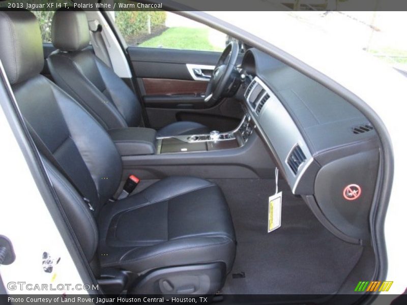Polaris White / Warm Charcoal 2013 Jaguar XF I4 T