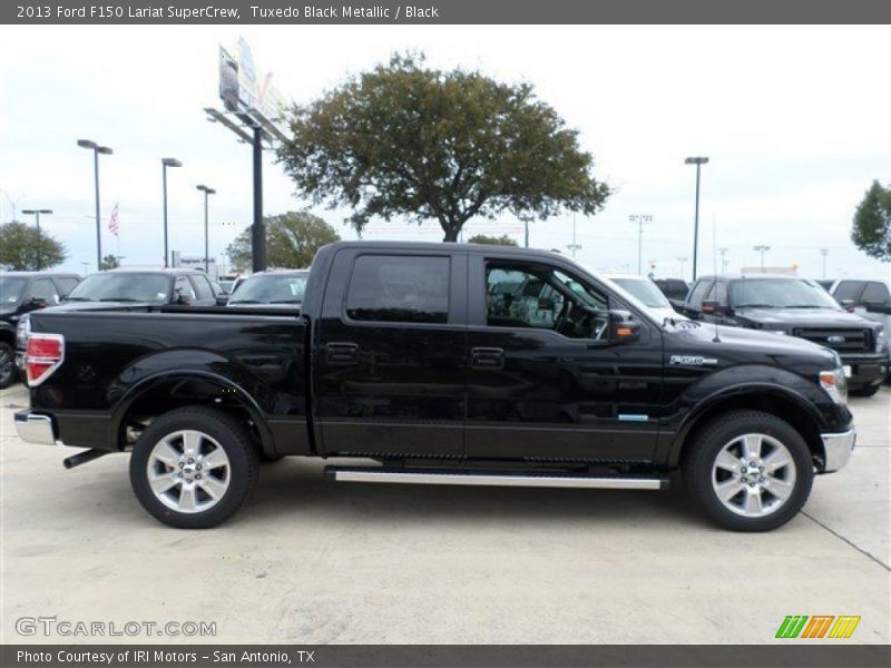 Tuxedo Black Metallic / Black 2013 Ford F150 Lariat SuperCrew
