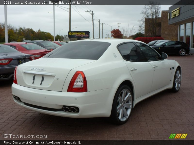 Bianco Eldorado (White) / Nero 2011 Maserati Quattroporte S