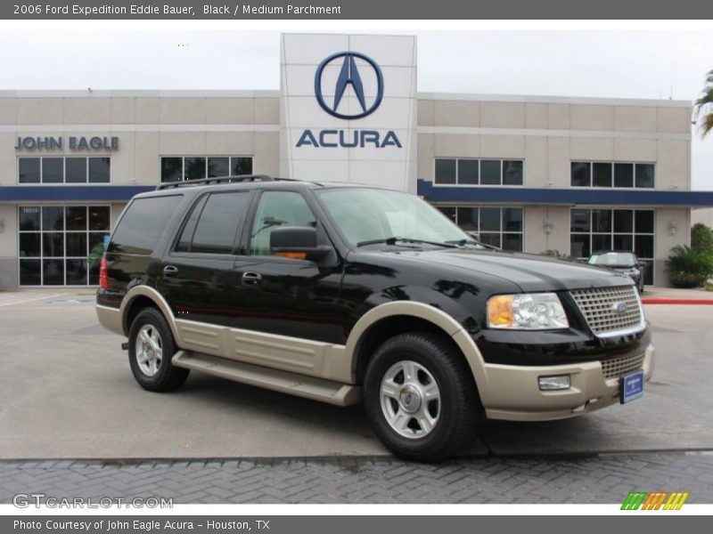 Black / Medium Parchment 2006 Ford Expedition Eddie Bauer