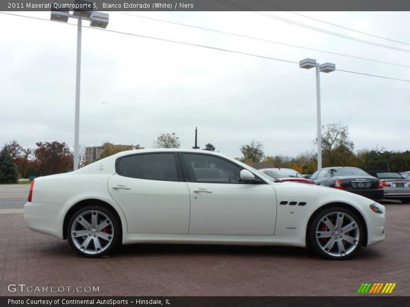 Bianco Eldorado (White) / Nero 2011 Maserati Quattroporte S