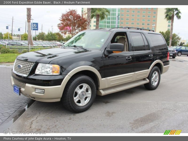 Black / Medium Parchment 2006 Ford Expedition Eddie Bauer