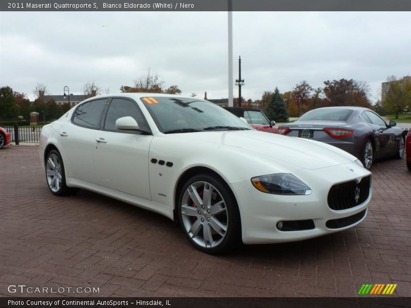 Bianco Eldorado (White) / Nero 2011 Maserati Quattroporte S