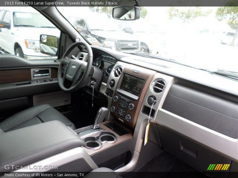 Tuxedo Black Metallic / Black 2013 Ford F150 Lariat SuperCrew