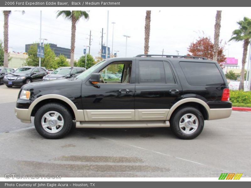 Black / Medium Parchment 2006 Ford Expedition Eddie Bauer