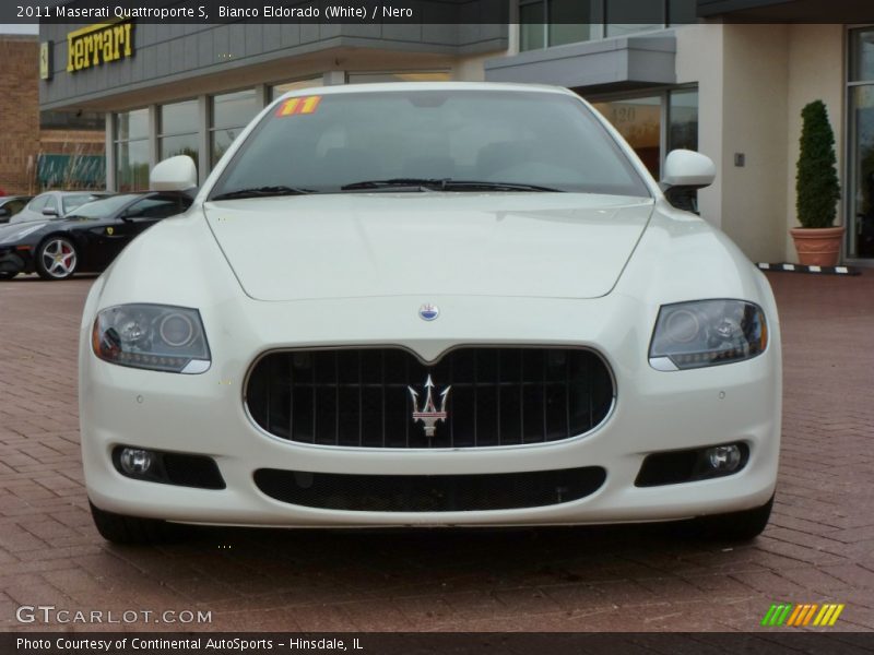 Bianco Eldorado (White) / Nero 2011 Maserati Quattroporte S