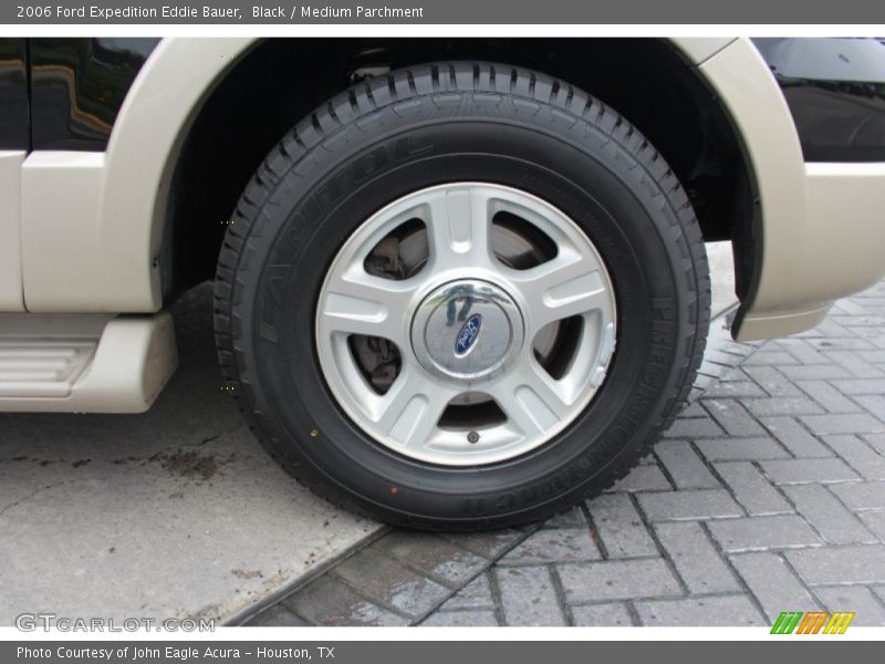 Black / Medium Parchment 2006 Ford Expedition Eddie Bauer