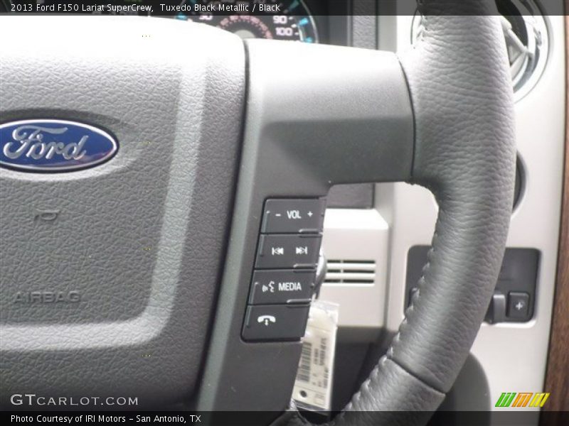 Tuxedo Black Metallic / Black 2013 Ford F150 Lariat SuperCrew