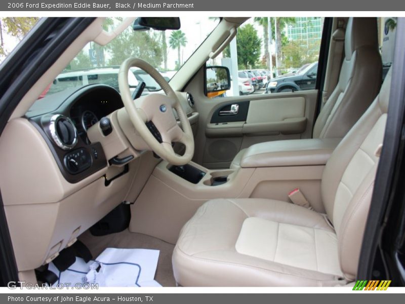 Black / Medium Parchment 2006 Ford Expedition Eddie Bauer