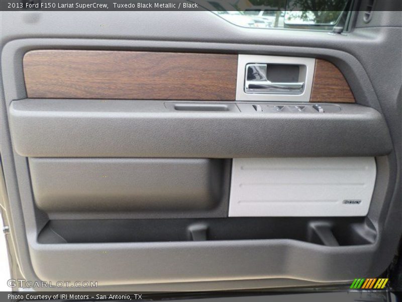 Tuxedo Black Metallic / Black 2013 Ford F150 Lariat SuperCrew