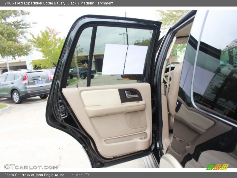 Black / Medium Parchment 2006 Ford Expedition Eddie Bauer