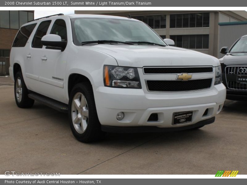 Summit White / Light Titanium/Dark Titanium 2008 Chevrolet Suburban 1500 LT