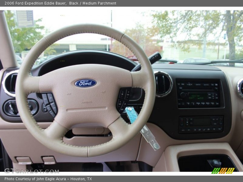 Black / Medium Parchment 2006 Ford Expedition Eddie Bauer