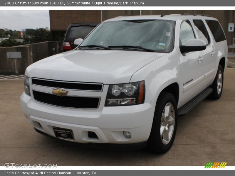 Summit White / Light Titanium/Dark Titanium 2008 Chevrolet Suburban 1500 LT