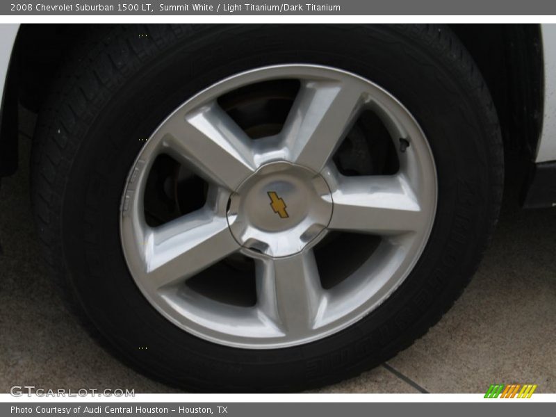 Summit White / Light Titanium/Dark Titanium 2008 Chevrolet Suburban 1500 LT