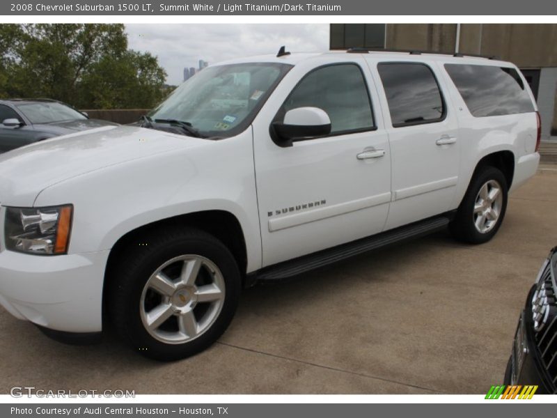 Summit White / Light Titanium/Dark Titanium 2008 Chevrolet Suburban 1500 LT