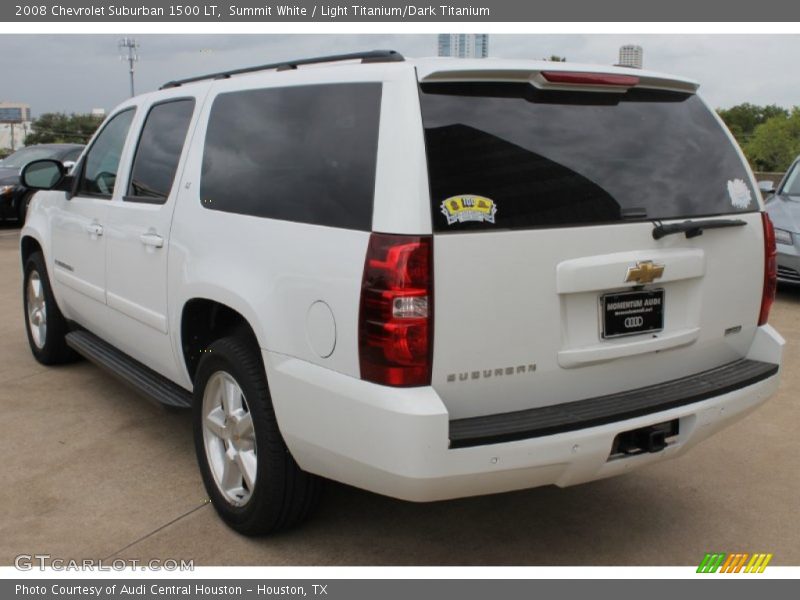 Summit White / Light Titanium/Dark Titanium 2008 Chevrolet Suburban 1500 LT