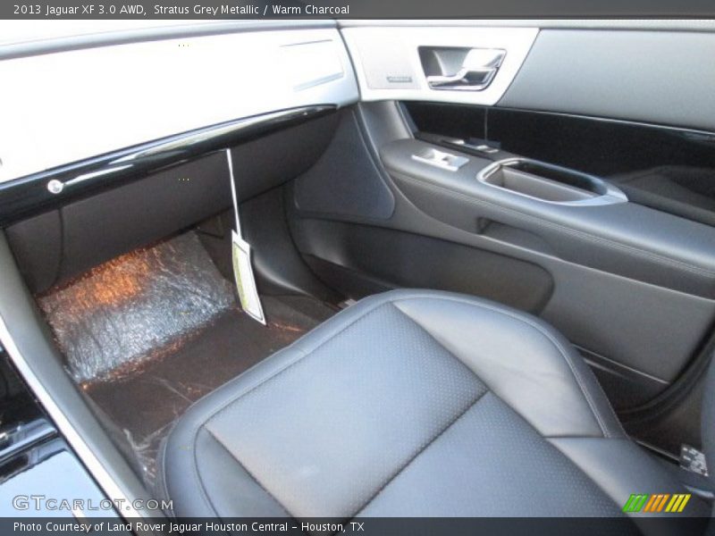 Stratus Grey Metallic / Warm Charcoal 2013 Jaguar XF 3.0 AWD