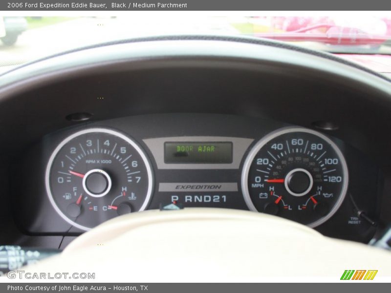 Black / Medium Parchment 2006 Ford Expedition Eddie Bauer
