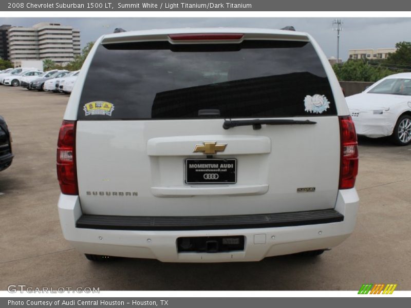Summit White / Light Titanium/Dark Titanium 2008 Chevrolet Suburban 1500 LT