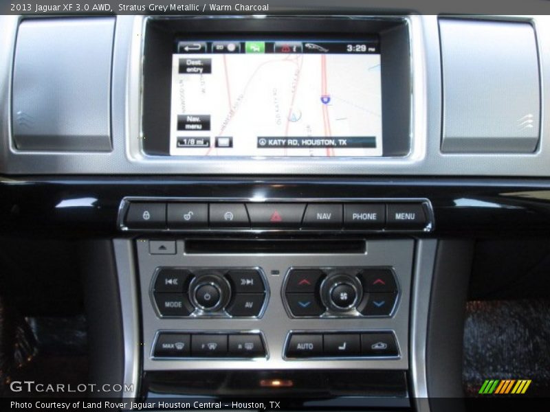 Stratus Grey Metallic / Warm Charcoal 2013 Jaguar XF 3.0 AWD