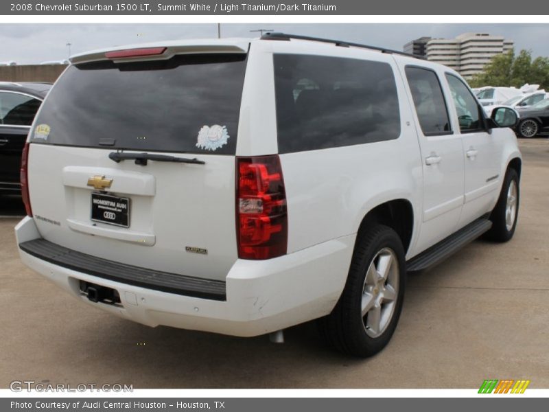 Summit White / Light Titanium/Dark Titanium 2008 Chevrolet Suburban 1500 LT