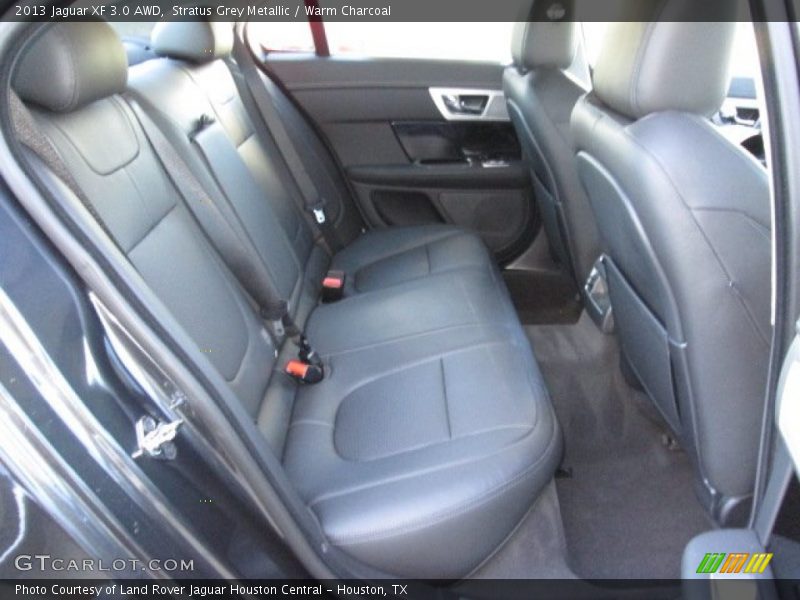 Stratus Grey Metallic / Warm Charcoal 2013 Jaguar XF 3.0 AWD