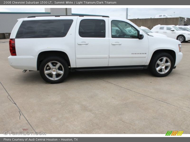 Summit White / Light Titanium/Dark Titanium 2008 Chevrolet Suburban 1500 LT