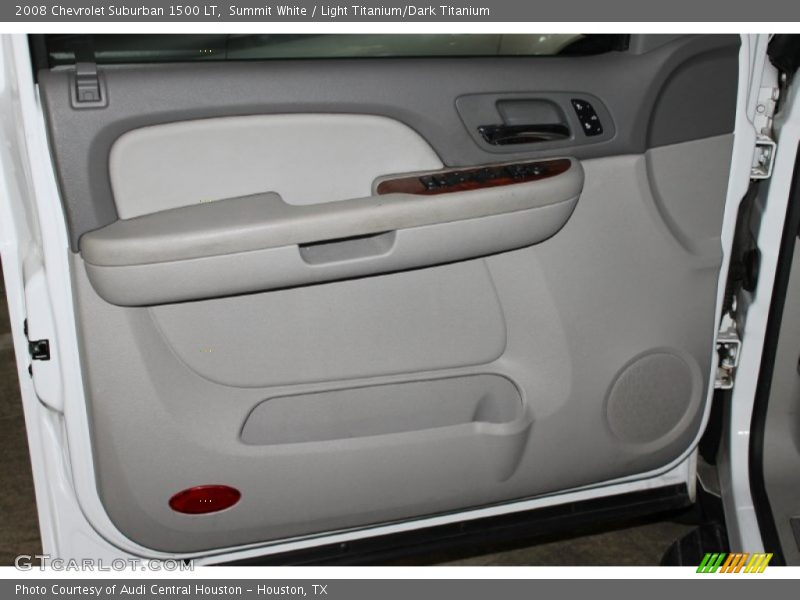 Summit White / Light Titanium/Dark Titanium 2008 Chevrolet Suburban 1500 LT