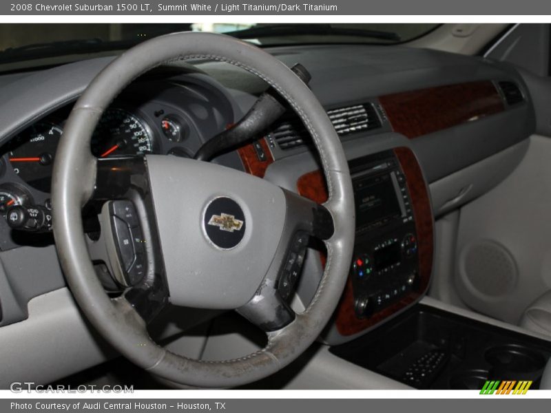 Summit White / Light Titanium/Dark Titanium 2008 Chevrolet Suburban 1500 LT