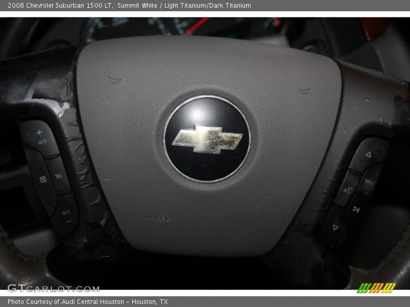 Summit White / Light Titanium/Dark Titanium 2008 Chevrolet Suburban 1500 LT