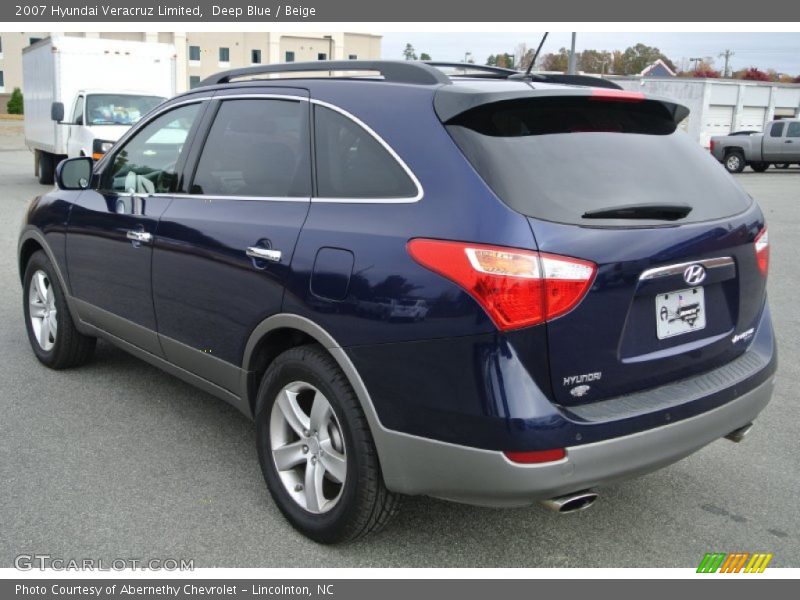 Deep Blue / Beige 2007 Hyundai Veracruz Limited