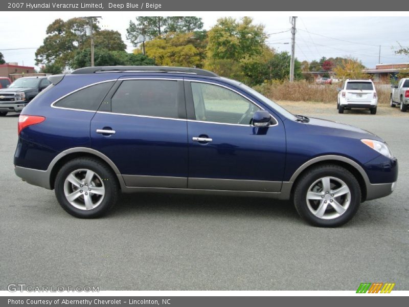 Deep Blue / Beige 2007 Hyundai Veracruz Limited