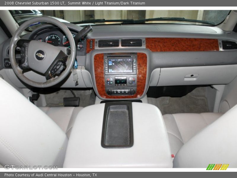 Summit White / Light Titanium/Dark Titanium 2008 Chevrolet Suburban 1500 LT