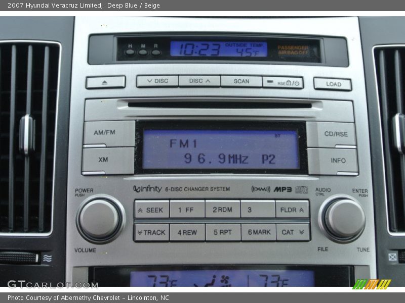 Deep Blue / Beige 2007 Hyundai Veracruz Limited