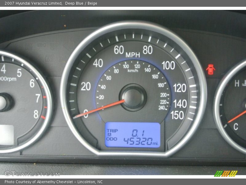 Deep Blue / Beige 2007 Hyundai Veracruz Limited