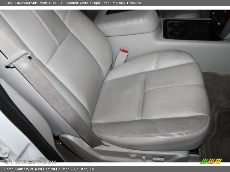Summit White / Light Titanium/Dark Titanium 2008 Chevrolet Suburban 1500 LT