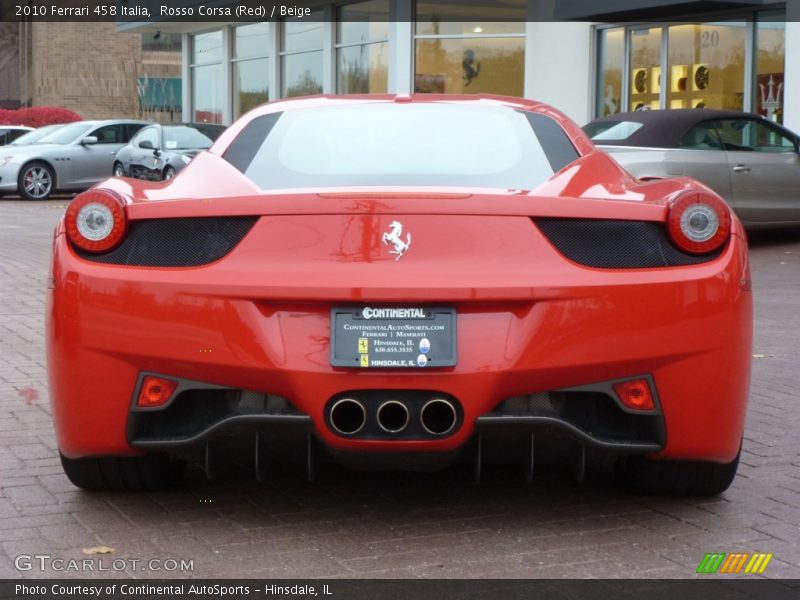 Rosso Corsa (Red) / Beige 2010 Ferrari 458 Italia