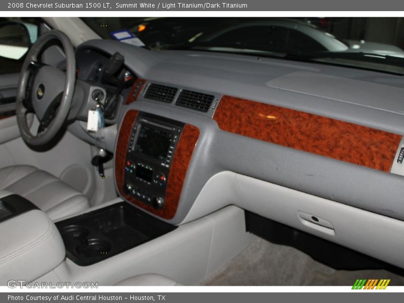 Summit White / Light Titanium/Dark Titanium 2008 Chevrolet Suburban 1500 LT
