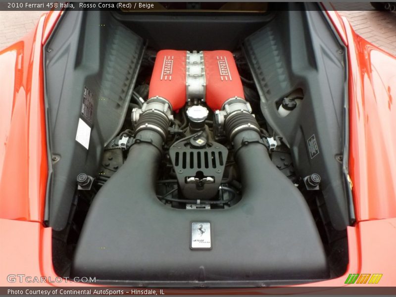  2010 458 Italia Engine - 4.5 Liter GDI DOHC 32-Valve VVT V8