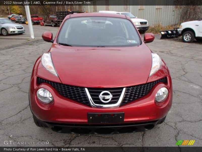 Cayenne Red / Black/Silver Trim 2012 Nissan Juke S AWD