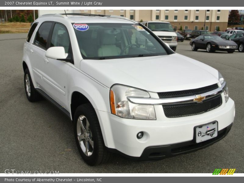 Summit White / Light Gray 2007 Chevrolet Equinox LT