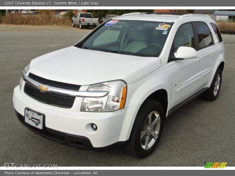 Summit White / Light Gray 2007 Chevrolet Equinox LT