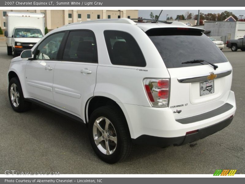 Summit White / Light Gray 2007 Chevrolet Equinox LT