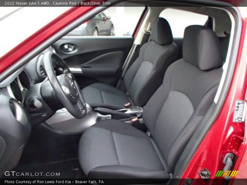 Cayenne Red / Black/Silver Trim 2012 Nissan Juke S AWD
