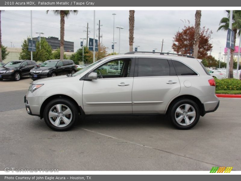 Palladium Metallic / Taupe Gray 2010 Acura MDX